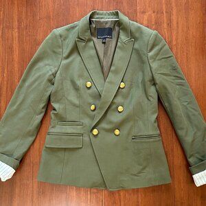 Banana Republic Captain's Blazer - Olive, size 0